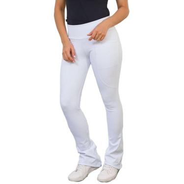 Imagem de Legging Flare Branca Suprema