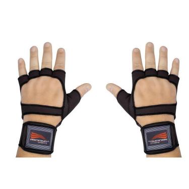 Imagem de Luvas Musculação Academia com Munhequeira - Preta - Progne-Unissex