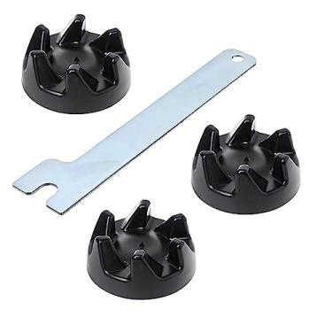 Imagem de 03x Acoplador Arraste Motor + Chave para Liquidificador Brastemp Liquidificador KitchenAid BUA05A BUA05X BUB05A