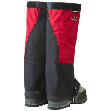 Imagem de Outdoor Research Polainas unissex Expedition Crocodile Gore-TEX, chili/preto, M