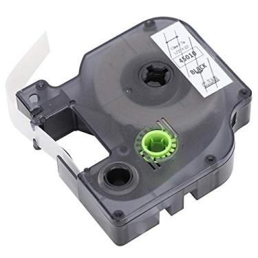 Imagem de Fita de Etiqueta 45010 D1 Papel de Impressão Dymo Máquina de Etiquetas Adesivas 7M Máquina de Etiquetagem Fita Preta 12Mm 23 Pés Etiquetas de Formulário Contínuo