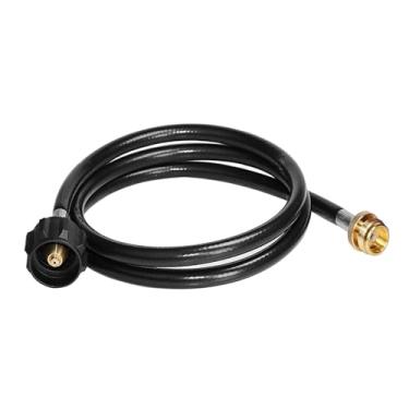 Imagem de Generic Adaptador de recarga de propano, adaptador de mangueira, cilindro plano, acoplador de tanque de gás, adaptador de tanque de propano para churrasco, 6 PÉS