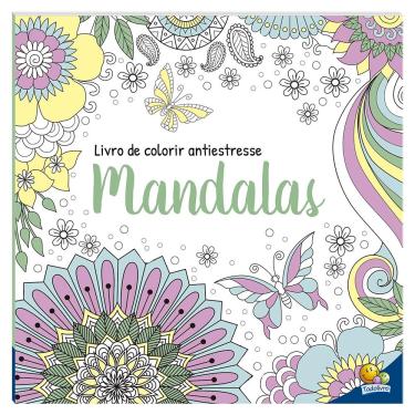 Livro Pintura Adulto Antiestresse Mandalas E Outros Desenhos Budistas