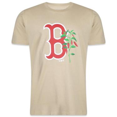 Imagem de Camiseta New Era New Boston Red Sox mlb Rooted Nature Kaki