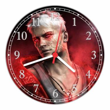 Imagem de Relógio Parede Game Devil May Cry Decoração Quartz - Vital Quadros  Do
