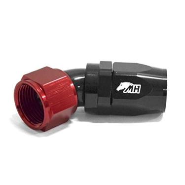 Imagem de Conexão 12AN / AN12 Curva 45° graus para Mangueira Aeroquip - Original (Preta e Vermelha)