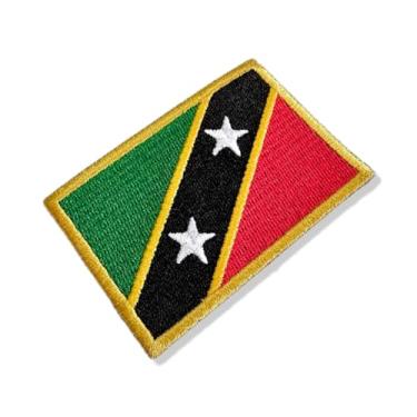 Imagem de BP0220-001 Bandeira São Cristóvão e Neves Patch Bordado 7,5×5,0cm (D) Matriz Para Bordar)