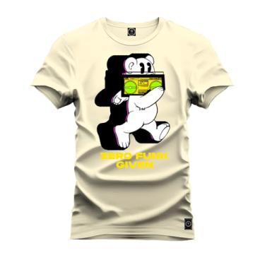 Imagem de Camiseta T-Shirt Algodão 100% Algodão Zero Funk Perola M