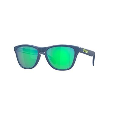 Imagem de Oakley Oj9006 Frogskins Xs Óculos de sol quadrados infantis, Poseidon fosco/Jade Prizm