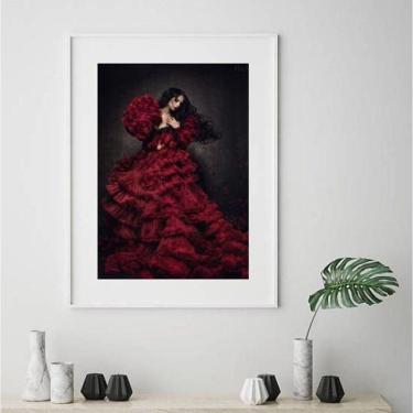 Imagem de Quadro Umbanda Pomba Gira Sete Saias - 60X48Cm