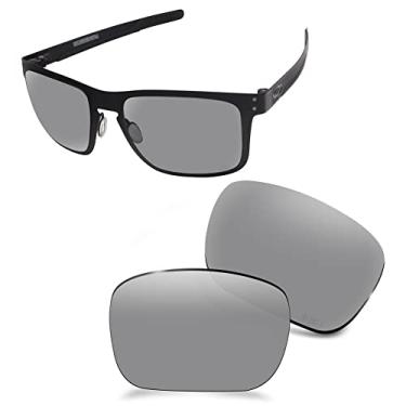 Imagem de AOZAN Lentes de reposição polarizadas ANSI Z87.1 para óculos de sol Oakley Holbrook Metal OO4123 - Gainsboro
