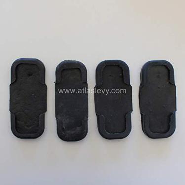 Imagem de Cutex Almofadas de perna de borracha para suportes de máquina de costura industrial - conjunto com 4 peças