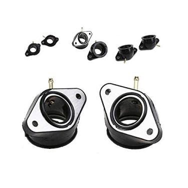 Imagem de SEMOLTO Coletor de admissão de carburador, botas de coletor de admissão de carburador para Yamaha XV400(VIRAGO) XV400 1991-1994; Yamaha XV500 1992-1998; Yamaha XV535(VIRAGO) 1988-2001.