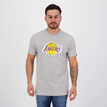 Imagem de Camiseta New Era NBA Los Angeles Lakers II Cinza M-Masculino