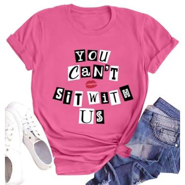 Imagem de Camiseta feminina On Wednesday We Wear Pink Cancer Camiseta de manga curta estampada presentes para meninas roupas combinando, Você - rosa, GG
