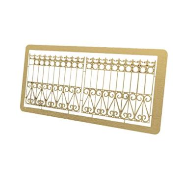 Imagem de shamjina Modelo de Quebra-cabeça 3D Artesanal em Escala 1:35, Porta de Bronze, Decoração Elegante para Mesa