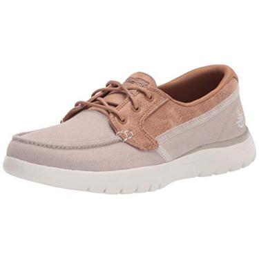 Imagem de Skechers Calçados Femininos para Barco, Natural, 6.5