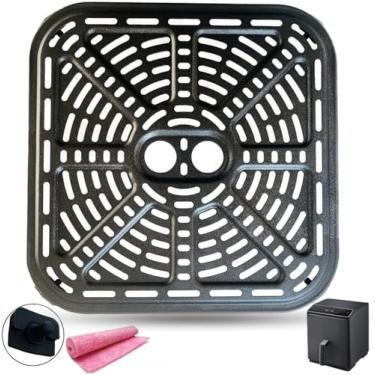 Imagem de Nvkwca Rack de fritadeira a ar de 6,8 litros para fritadeiras a ar COSORI Pro III Dual Blaze, bandeja de fritadeira a ar atualizada, grelha, placa de crimpagem, prateleira de grade para fritadeira