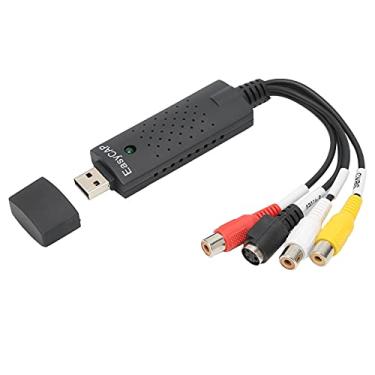 Imagem de Placa de Captura, Adaptador de Saída de Vídeo Hot Swap de Alta Resolução e Alta Eficiência AV S Terminal Entrada Estéreo Com Cabo de Extensão para PC