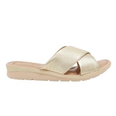 Imagem de Chinelo Feminino de Couro Usaflex Ma0301