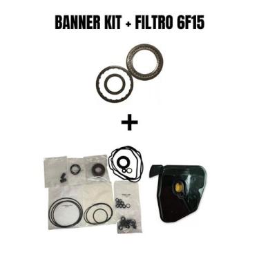 Imagem de Banner kit com filtro do câmbio automático 6f15 - TRANSNATION