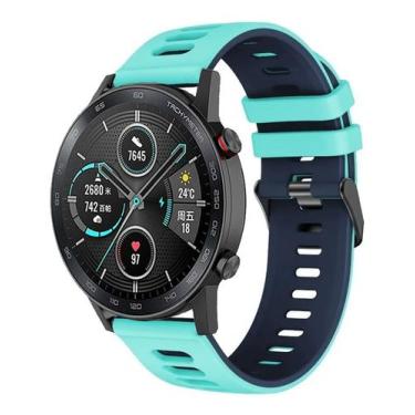 Imagem de Pulseira De Silicone Esportiva Para GTR 2 / Gtr2e - Cor Verde Àgua Com