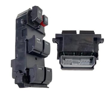 Imagem de Interruptor Quadruplo Botão Comando Vidro Elétrico Honda Crv New Civiv