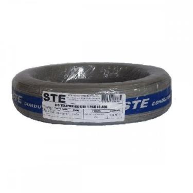 Imagem de Fio Telefone 1 Par Cci Ste Cinza 200M Pr 671 - STEEL CABLE