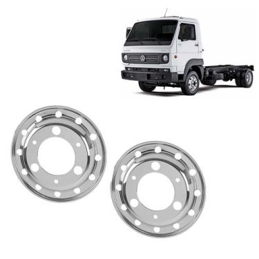 Imagem de Calota Dianteira Aro 17,5 c Rodoar p MB Volkswagen Ford 2 Un - Fabbof