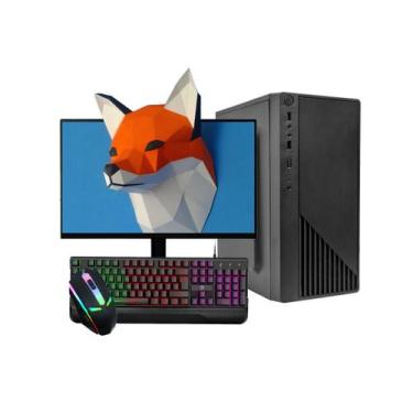 Imagem de Computador intel 8gb ram hd 500gb c/ monitor teclado e mouse - Ouzze