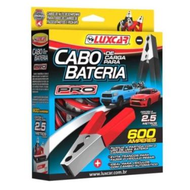 Imagem de Cabo de carga para bateria transferência chupeta luxcar 2 metros