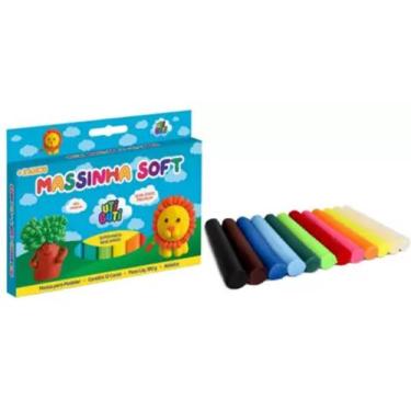 Imagem de Massa de modelar utiguti 12 cores 180g - Uti Gutti