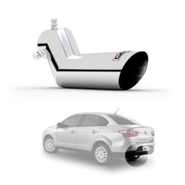 Imagem de Ponteira De Escapamento Esportivo Outs Grand Siena Inox Pop