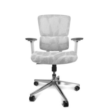 Imagem de Cadeira Presidente Escritório Ergonômica Gogo Chair GO-304 - Branca