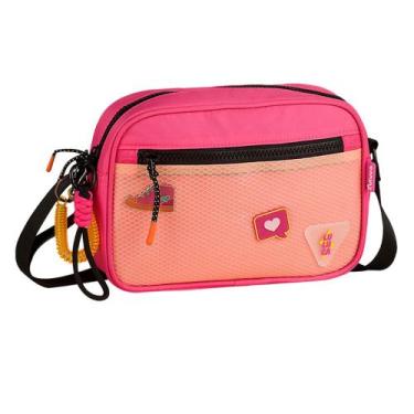 Imagem de Bolsa Transversal Nylon Oficial Luluca - Semax LU2960 Rosa
