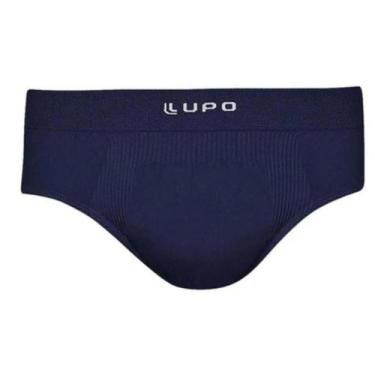 Imagem de Cueca Slip Lupo Masculino Micromodal Cós Elastico Sem Costura, Azul, M
