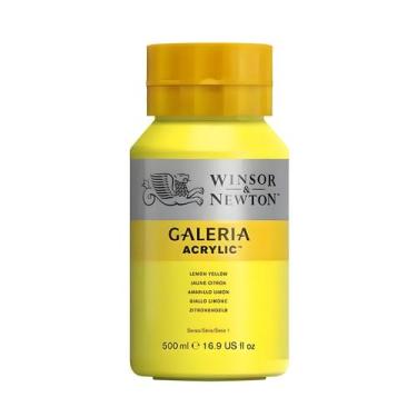 Imagem de Tinta Acrilica Galeria 500ml Winsor & Newton Escolha a Cor, LEMON YELL