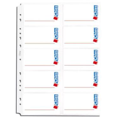 Imagem de 100 Folhas Para Armazenar Cartão Telefônico Com 10 Bolsos Para 20 Cart