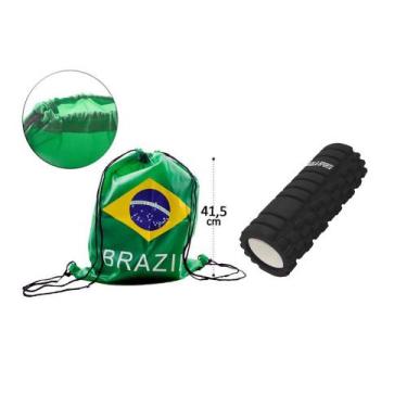Imagem de Rolo De Liberação Miofascial Massageador Gold Sports Pro - Yoga, Preto