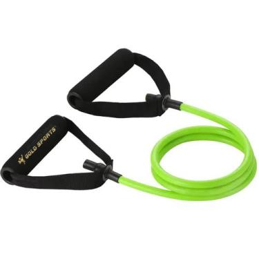 Imagem de Extensor Elástico Gold Sports Force Tensão 9 Kgs, Verde, Masculino, Ún