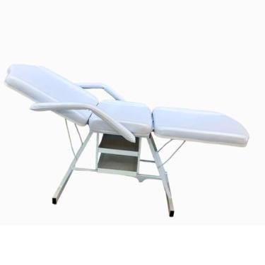 Imagem de Maca Fixa Luxo Estética com 2 Gavetas  - MetalluxPE