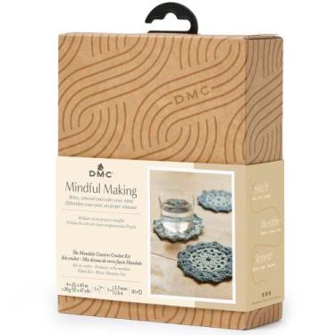 Imagem de Kit de Crochê Porta-Copos Mandala - DMC Mindful Making