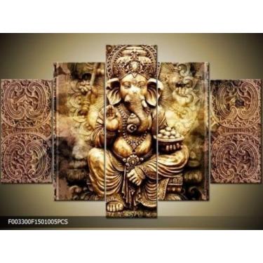 Imagem de Painel Decorativo Mosaico 5 Partes Para Sala,quarto,escrito - NEYRAD