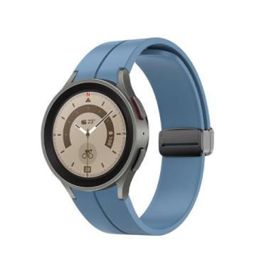 Imagem de Pulseira Silicone Fecho Magnético para Galaxy Watch 5 Watch5 Watch 4 W