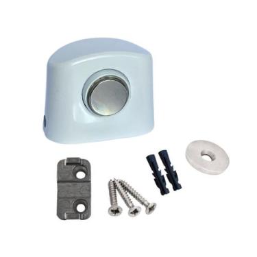 Imagem de 7 Trava Porta de Madeira Prendedor Batedor Fixador Imã Zamac - Base Co