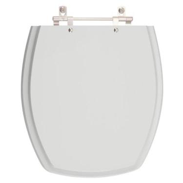 Imagem de Assento Sanitario Thema Cinza Platina Para Vaso Incepa - Pontto Lavabo