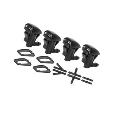 Imagem de Motoforti 4 peças CL5644 Bocal de lavagem de para-brisa dianteiro para Toyota Sienna Solara Corolla Tundra 85381AE020 85381-AE020 Jet Spray furo duplo de longa duração