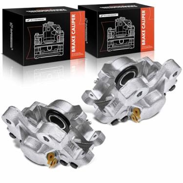 Imagem de A-Premium Conjunto de pinça de freio a disco compatível com modelos selecionados da Jaguar - XJ12 1974-1979, XJ6 1974-1987, XJS 1976-1994, XKE 1974, Vanden Plas 1982-1987 - Motorista traseiro e lado