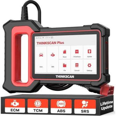 Imagem de THINKCAR Scanner OBD2, ThinkScan Plus S5 ABS/SRS/ECM/TCM Sistema Ferramenta de Diagnóstico OBDⅡ, Leitor de Código de Marcas de Veículos Mais de 94 Veículos, AutoAuth para FCA SGW
