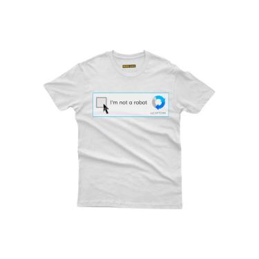 Imagem de Camiseta Geek I'm not a robot - Loja Geek e Nerd - Nerd Chic, P, Branc